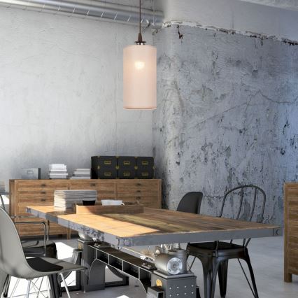 Lustre LED suspenso em cabo NOEL MINI 1xE27/60W/230V bege