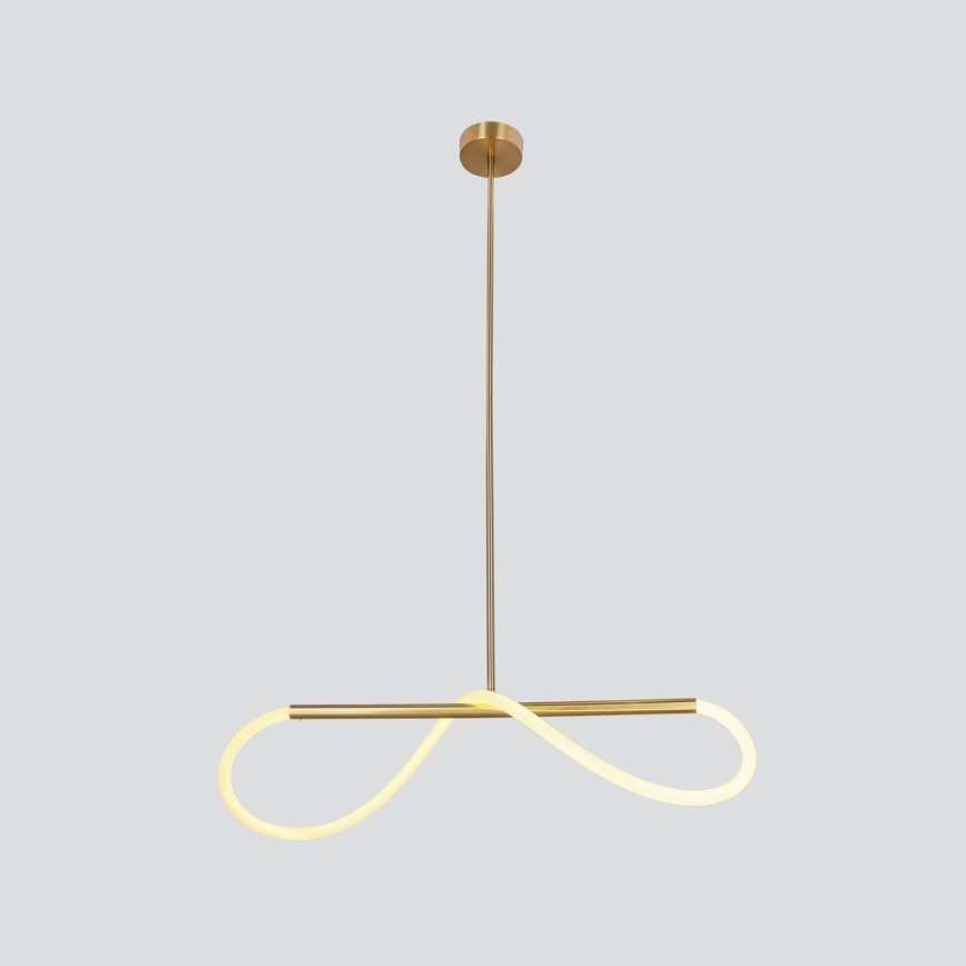 Lustre LED pendente em cabo SUPREME LED/22W/230V 100 cm dourado