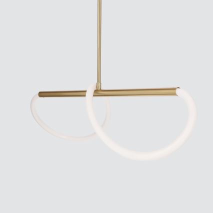 Lustre LED pendente em cabo SUPREME LED/22W/230V 100 cm dourado