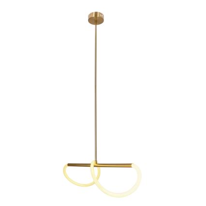 Lustre LED pendente em cabo SUPREME LED/22W/230V 100 cm dourado