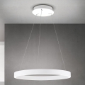 Lustre LED regulável em cabo KOLK LED/60W/230V 2700/3000/4000K Ø 60 cm branco