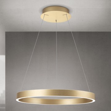 Lustre LED regulável em cabo KOLK LED/60W/230V 2700/3000/4000K Ø 60 cm dourado