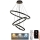 Lustre LED regulável em cabo LED/250W/230V 3000-6500K diâmetro 80 cm + comando à distância