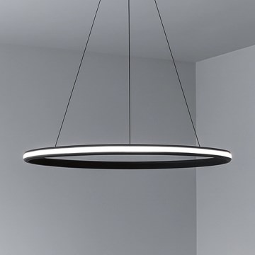 Lustre LED regulável em cabo LED/55W/230V 3000-6500K diâmetro 60 cm + controlo remoto