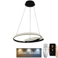 Lustre LED regulável em cabo LED/65W/230V 3000-6500K diâmetro 56 cm + comando à distância