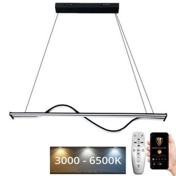 Lustre LED regulável em cabo LED/70W/230V 3000-6500K + comando à distância