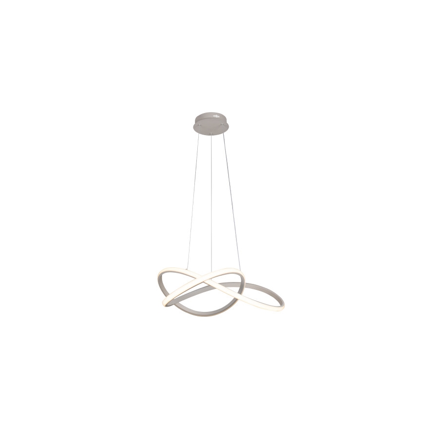 Lustre LED dimerizável suspenso por cabo LED/85W/230V 3000-6500K Ø 60 cm + comando remoto