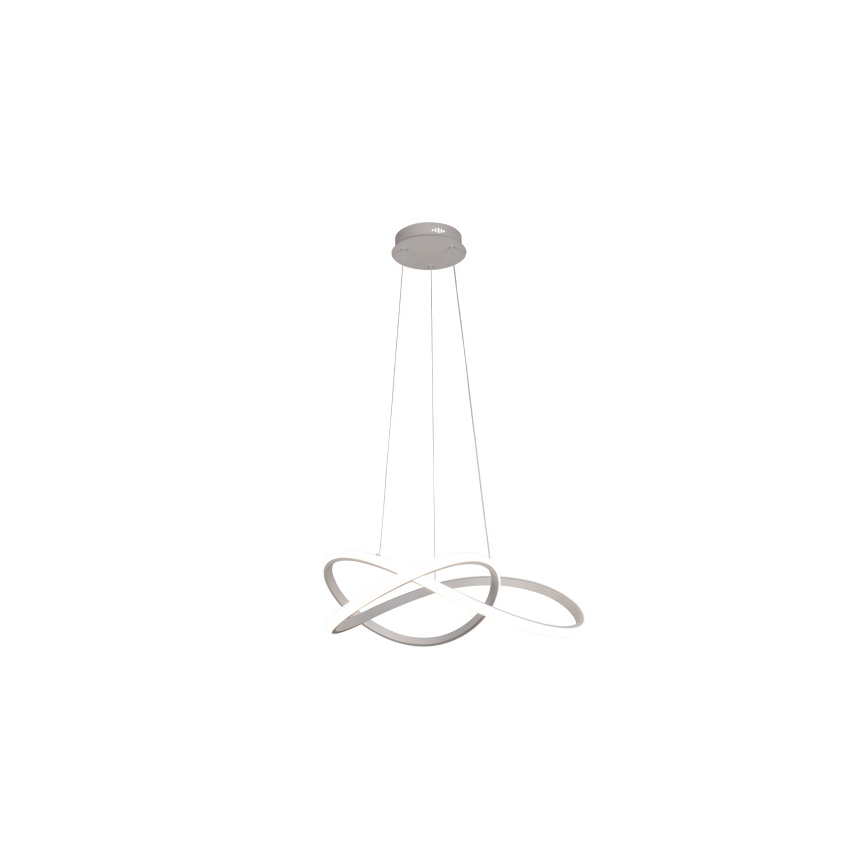 Lustre LED dimerizável suspenso por cabo LED/85W/230V 3000-6500K Ø 60 cm + comando remoto