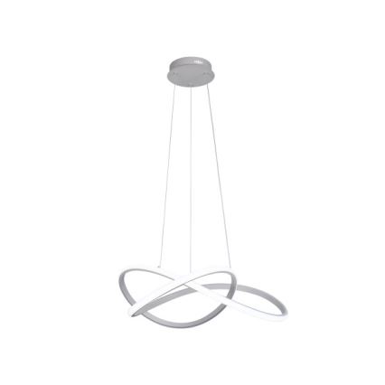 Lustre LED dimerizável suspenso por cabo LED/85W/230V 3000-6500K Ø 60 cm + comando remoto