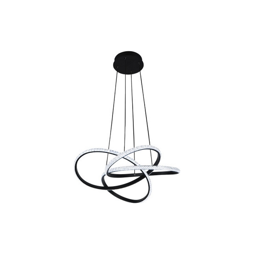 Lustre LED dimável em cabo, 95W/230V, 3000-6500K, diâmetro 57 cm + controlo remoto