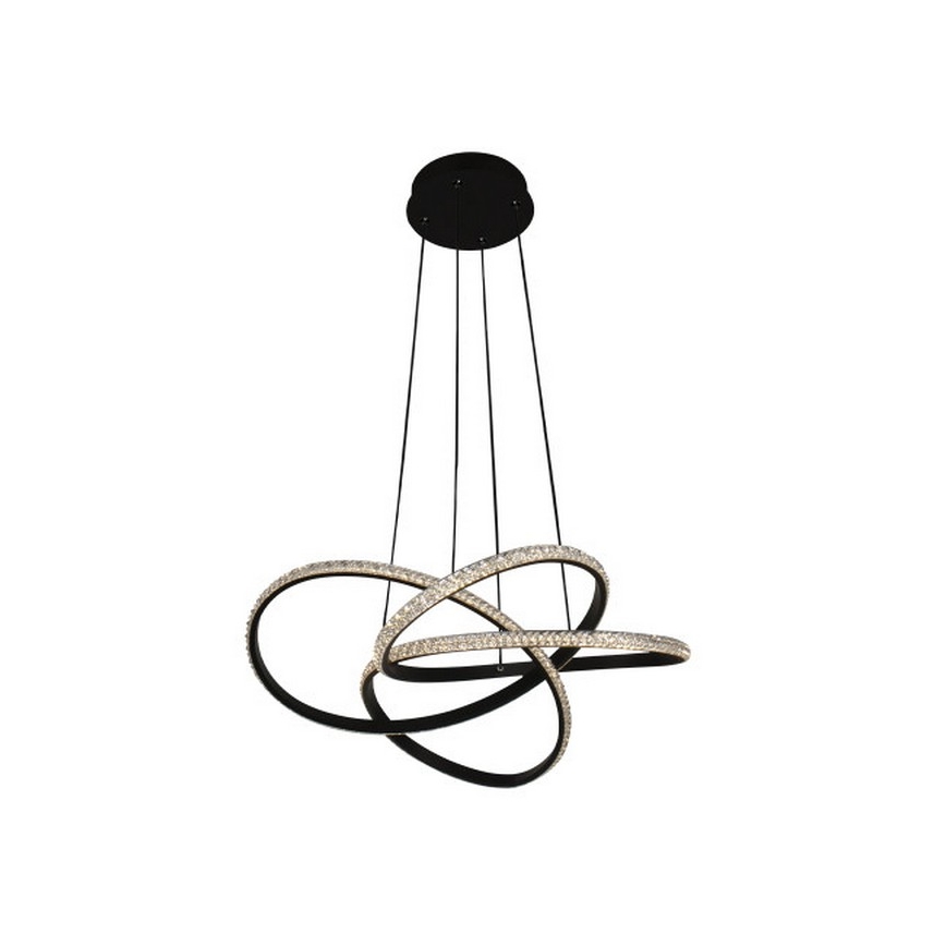 Lustre LED dimável em cabo, 95W/230V, 3000-6500K, diâmetro 57 cm + controlo remoto