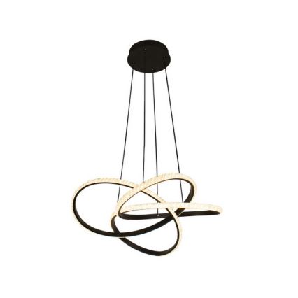 Lustre LED dimável em cabo, 95W/230V, 3000-6500K, diâmetro 57 cm + controlo remoto