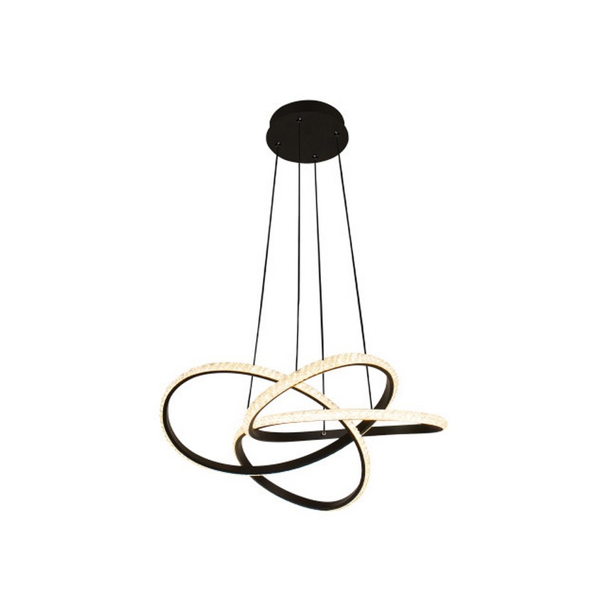Lustre LED dimável em cabo, 95W/230V, 3000-6500K, diâmetro 57 cm + controlo remoto