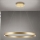 Lustre LED regulável suspenso em cabo KOLK LED/80W/230V 2700/3000/4000K Ø 80 cm dourado
