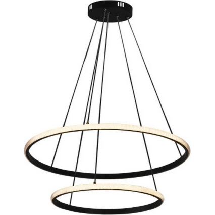 Lustre LED dimerizável suspenso por cabo LED/55W/230V 3000-6500K diâmetro 60 cm + controlo remoto