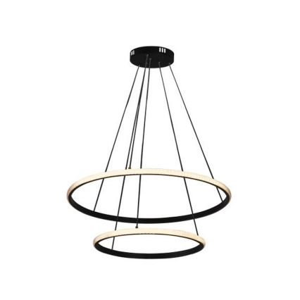 Lustre LED dimerizável suspenso por cabo LED/55W/230V 3000-6500K diâmetro 60 cm + controlo remoto