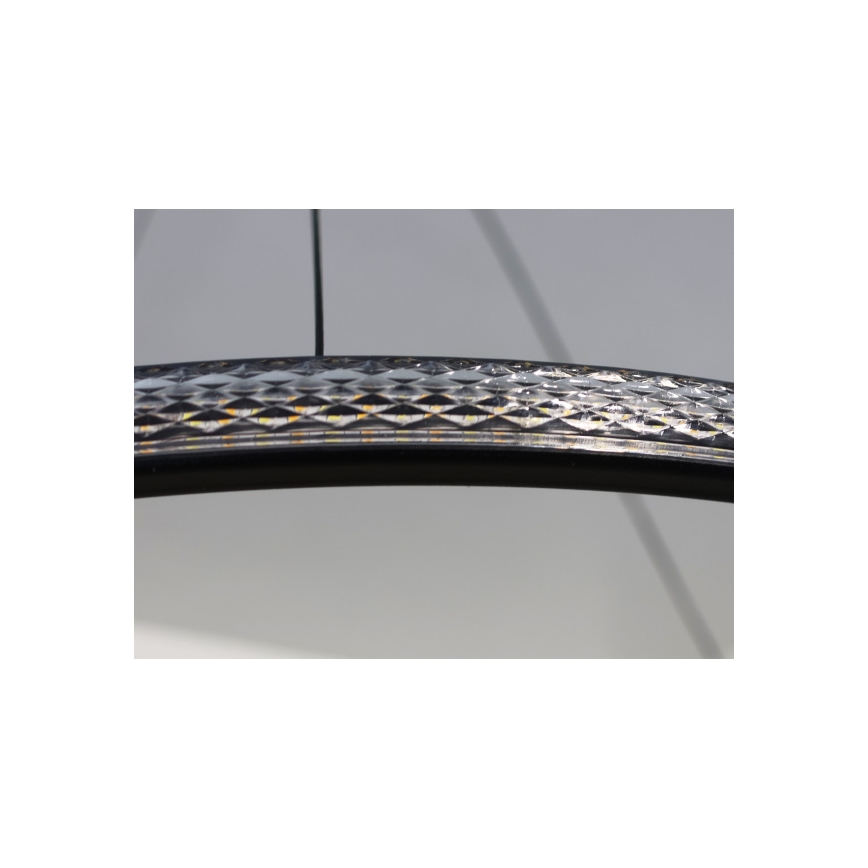 Lustre LED dimerizável suspenso por cabo LED/55W/230V 3000-6500K diâmetro 60 cm + controlo remoto