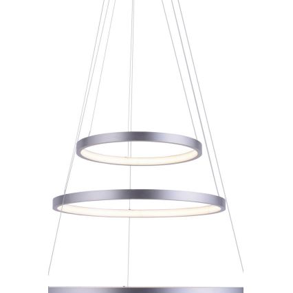 Leuchten Direkt 11526-55 - Lustre LED dimerizável suspenso por cabo CIRCLE LED/13,5W/230V + LED/19,5W + LED/24W