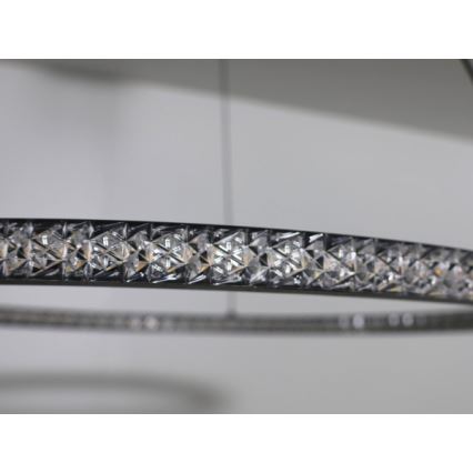 Lustre LED regulável suspenso por cabo LED/150W/230V 3000–6500K + controlo remoto