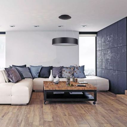 Lustre LED regulável suspenso por cabo LED/20W/230V