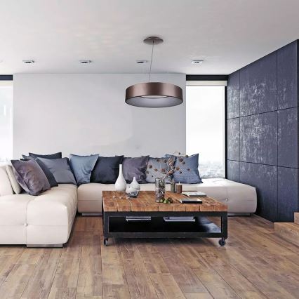 Lustre LED regulável suspenso por cabo LED/20W/230V