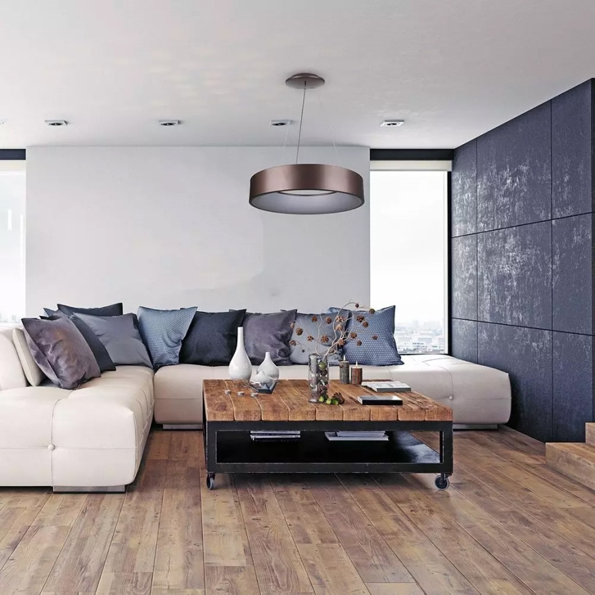 Lustre LED regulável suspenso por cabo LED/20W/230V