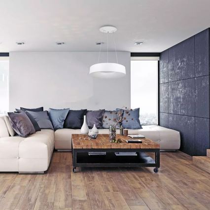 Lustre LED regulável suspenso por cabo LED/30W/230V