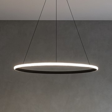 Lustre LED regulável suspenso por cabo LED/32W/230V 3000-6500K Ø 60 cm + comando à distância