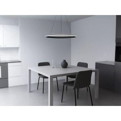 Lustre LED regulável em cabo LED/55W/230V 3000-6500K diâmetro 60 cm + controlo remoto