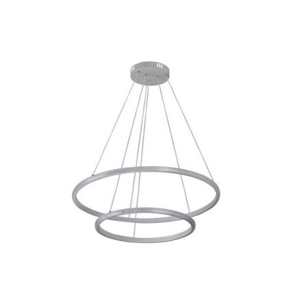 Lustre LED dimerizável suspenso em cabo LED/55W/230V 3000-6500K Ø 60 cm + controlo remoto