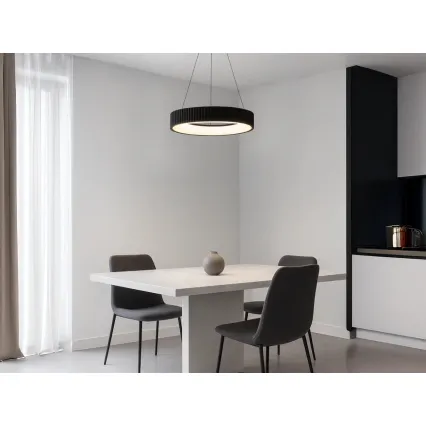 Lustre LED dimerizável suspenso por cabo LED/75W/230V 3000-6500K Ø 49 cm + controlo remoto