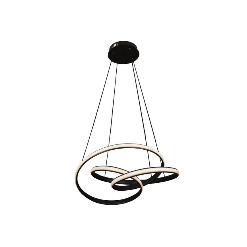 Lustre LED dimerizável suspenso por cabo, 85W/230V, 3000-6500K, Ø 49 cm + comando remoto