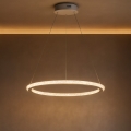 Lustre LED regulável suspenso por cabo LED/90W/230V 3000-6500K diâmetro 60 cm + comando remoto