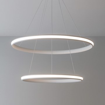 Lustre LED regulável suspenso por cabo LED/90W/230V 3000-6500K diâmetro 60 cm + controlo remoto