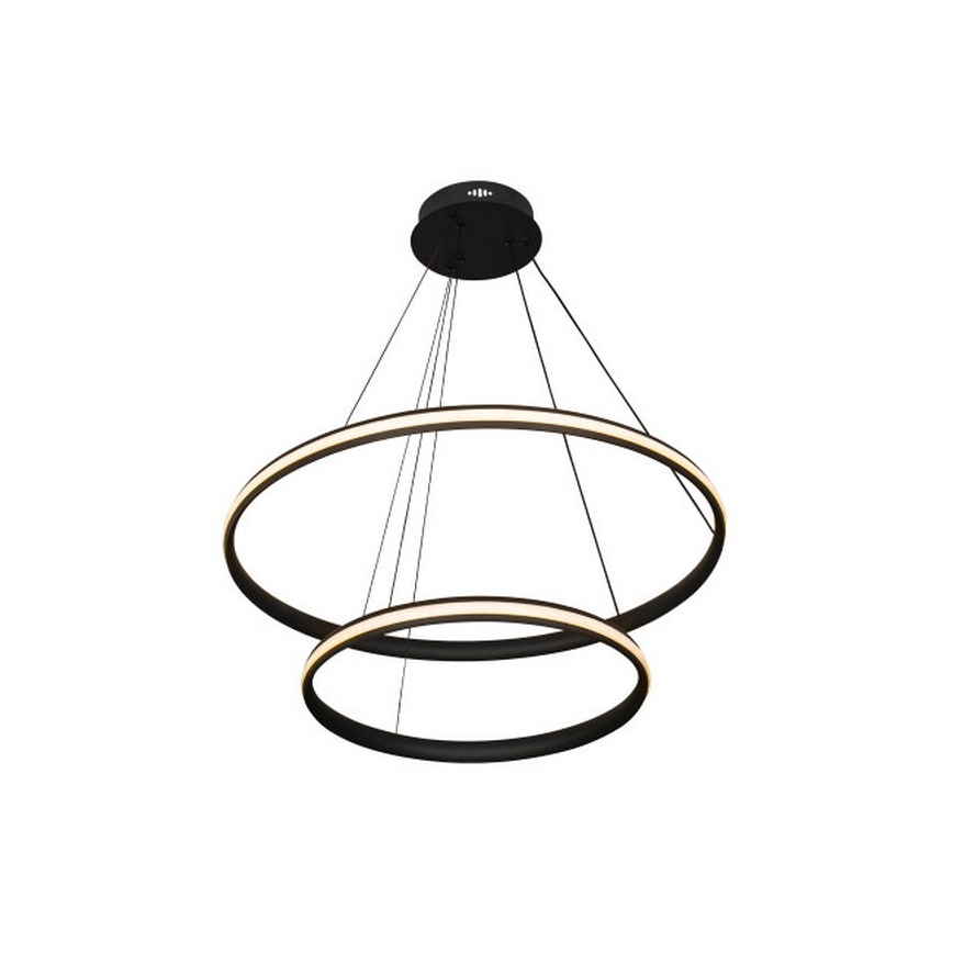 Lustre suspenso em cabo LED dimerizável LED/90W/230V 3000-6500K diâmetro 60 cm + controlo remoto