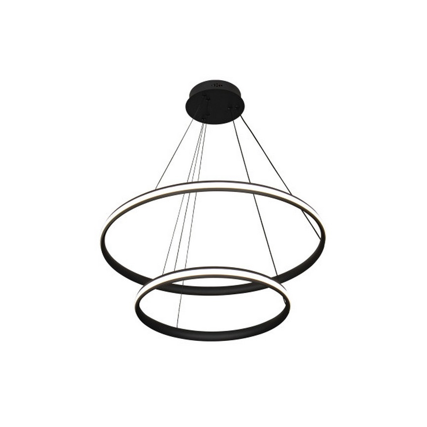 Lustre suspenso em cabo LED dimerizável LED/90W/230V 3000-6500K diâmetro 60 cm + controlo remoto