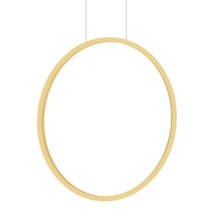 Lustre LED suspenso SATURNO LED/28W/230V diâmetro 50 cm IP44 dourado