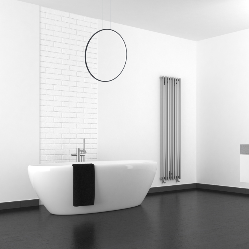 Lustre LED suspenso SATURNO LED/46W/230V diâmetro 80 cm IP44 antracite