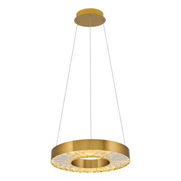 Lustre LED suspenso com cabo JESI, 35W, 230V, 3000K (luz quente), Ø 40 cm, bronze