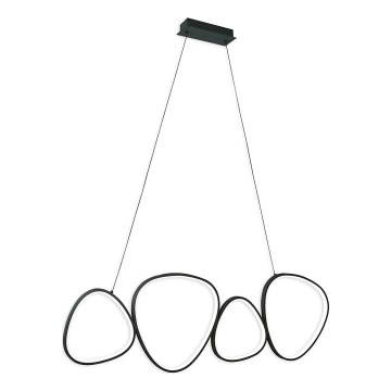 Lustre LED suspenso com cabo PETRA LED/48W/230V 4000K preto