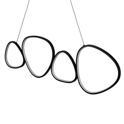 Lustre LED suspenso com cabo PETRA LED/48W/230V 4000K preto