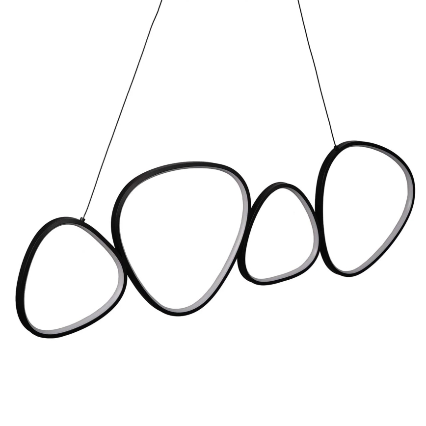 Lustre LED suspenso com cabo PETRA LED/48W/230V 4000K preto