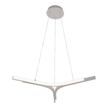 Lustre LED suspenso em cabo ALTA LED/30W/230V prateado