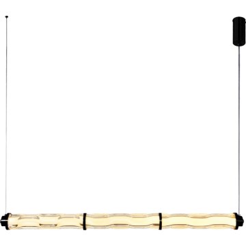 Lustre LED suspenso em cabo CORTE LED/25W/230V preto
