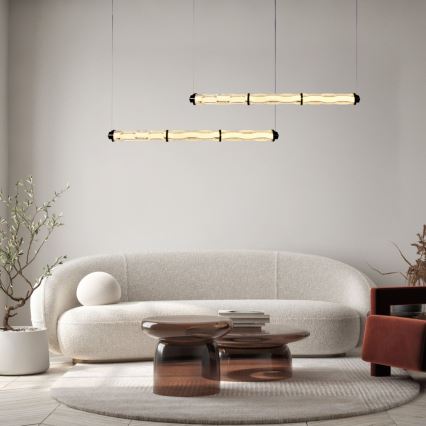 Lustre LED suspenso em cabo CORTE LED/25W/230V preto