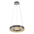 Lustre LED suspenso em cabo JESI LED/35W/230V 3000K diâmetro 40 cm prateado