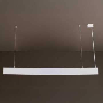 Lustre LED suspenso em cabo LED/55W/230V 3000/4000/6500K 120 cm branco