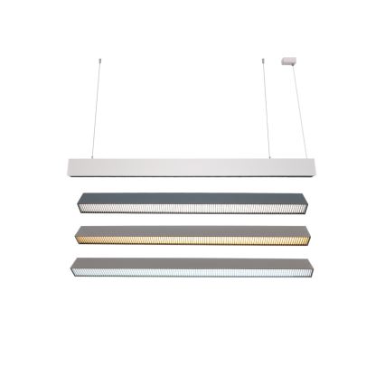 Lustre LED suspenso em cabo LED/55W/230V 3000/4000/6500K 120 cm branco