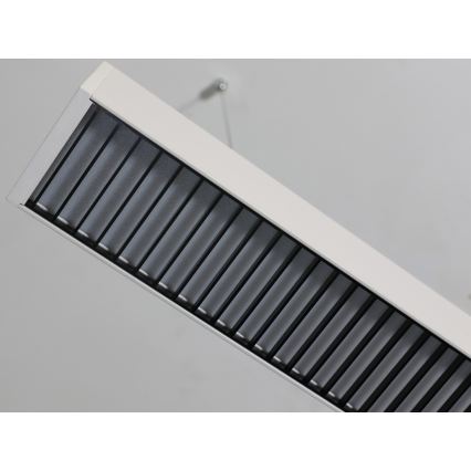 Lustre LED suspenso em cabo LED/55W/230V 3000/4000/6500K 120 cm branco