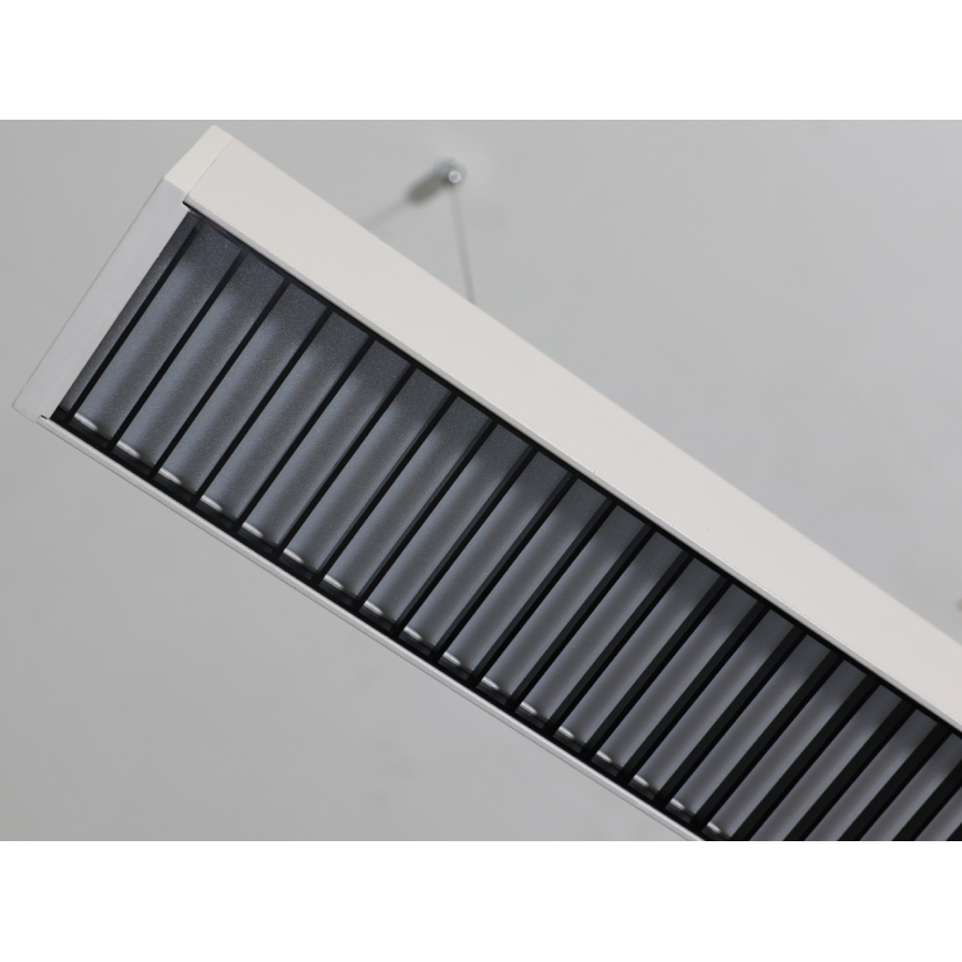 Lustre LED suspenso em cabo LED/55W/230V 3000/4000/6500K 120 cm branco